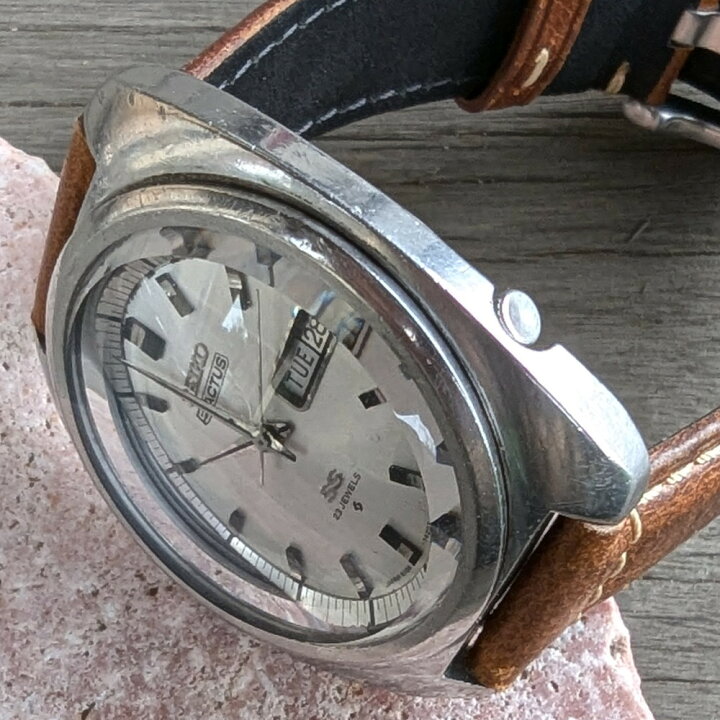 楽天市場】【中古品】【OH済み】SEIKO/セイコー 5ACTUS/5アクタス 23石 