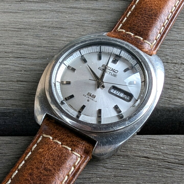 楽天市場】【中古品】【OH済み】SEIKO/セイコー 5ACTUS/5アクタス 23石 