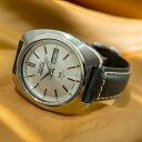 【中古品】【OH済み】SEIKO/セイコー 5ACTUS/5アクタス 25石 Cal.6106C キャリバー 機械式 自動巻き腕時計 精工舎諏訪工場/SS 1969年 11月製造品 動作確認済み 風防交換 アンティークウォッチ 中三針 イタリアンレザーベルト 腕時計