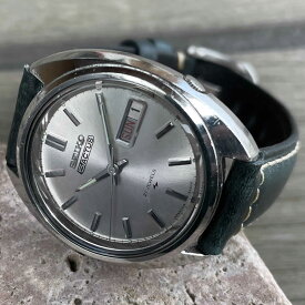 【中古品】【OH済み】SEIKO/セイコー 5ACTUS/5アクタス 21石 Cal.7019 キャリバー 機械式 自動巻き腕時計 精工舎亀戸工場/SS 1970年 11月製造品 動作確認済み クリーニング/ケース、風防磨き アンティークウォッチ 中三針 イタリアンレザーベルト付き メンズウォッチ