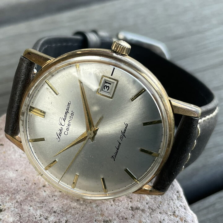 精度良好】SEIKO チャンピオン カレンダー ビンテージ手巻き時計  