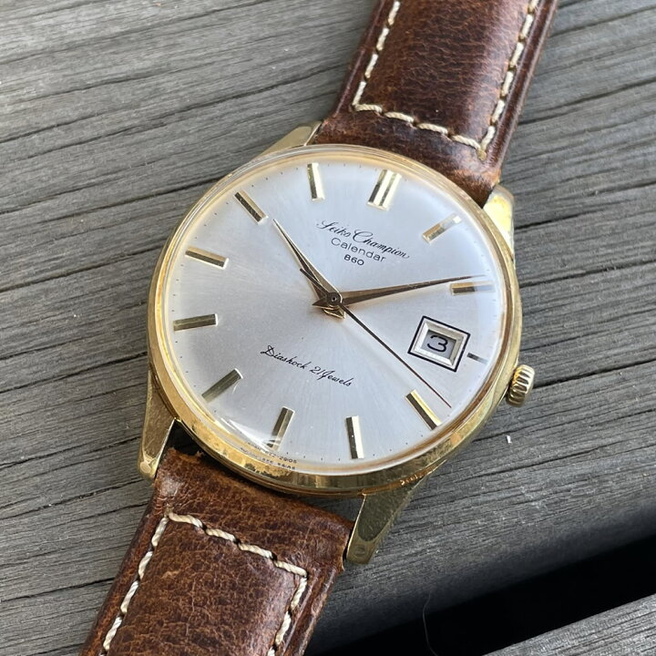 SEIKO champion calendar860 手巻き腕時計 A785