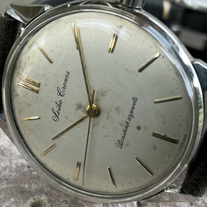 楽天市場】【中古品】【OH済み】SEIKO/セイコー Cronos/クロノス 最 