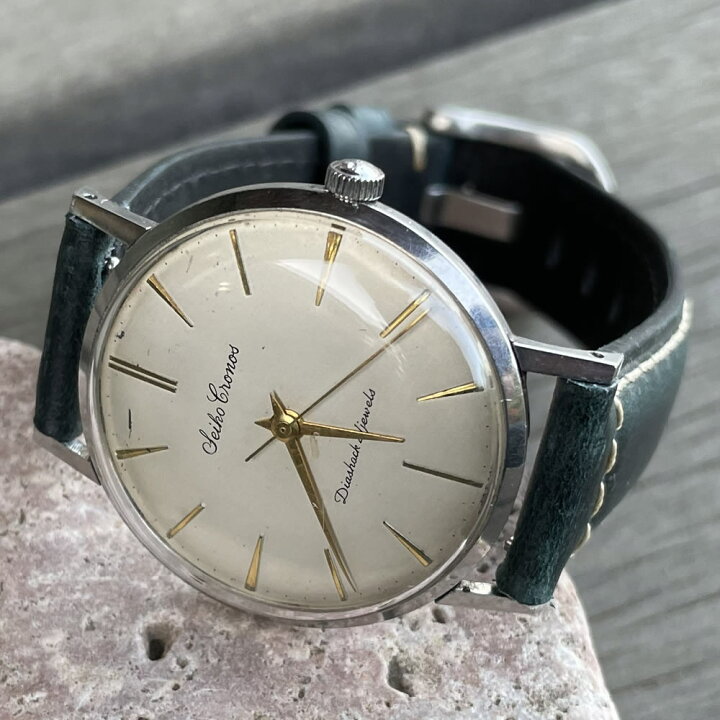 楽天市場】【中古品】【OH済み】SEIKO/セイコー Cronos/クロノス 21石 