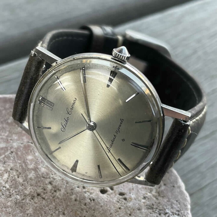 楽天市場】【中古品】【OH済み】SEIKO/セイコー Cronos/クロノス 21石 