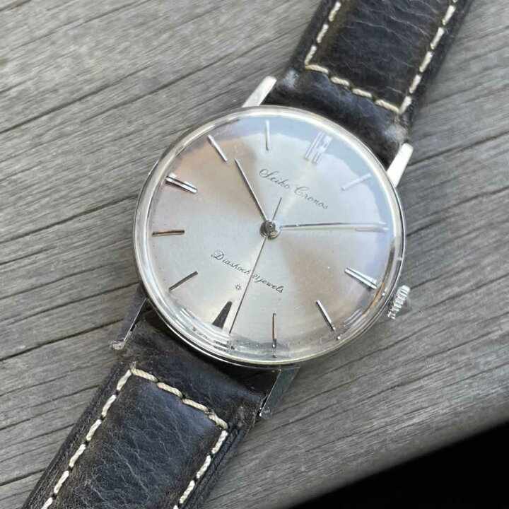 楽天市場】【中古品】【OH済み】SEIKO/セイコー Cronos/クロノス 21石 
