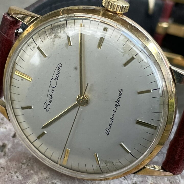 楽天市場】【中古品】【OH済み】SEIKO/セイコー Crown/クラウン 19石 