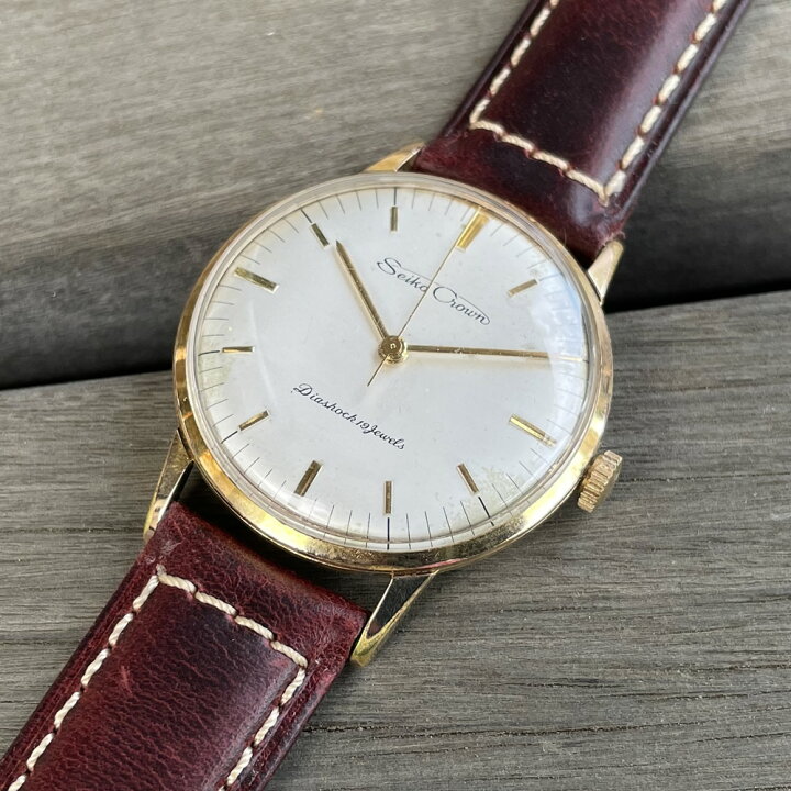 楽天市場】【中古品】【OH済み】SEIKO/セイコー Crown/クラウン 19石 