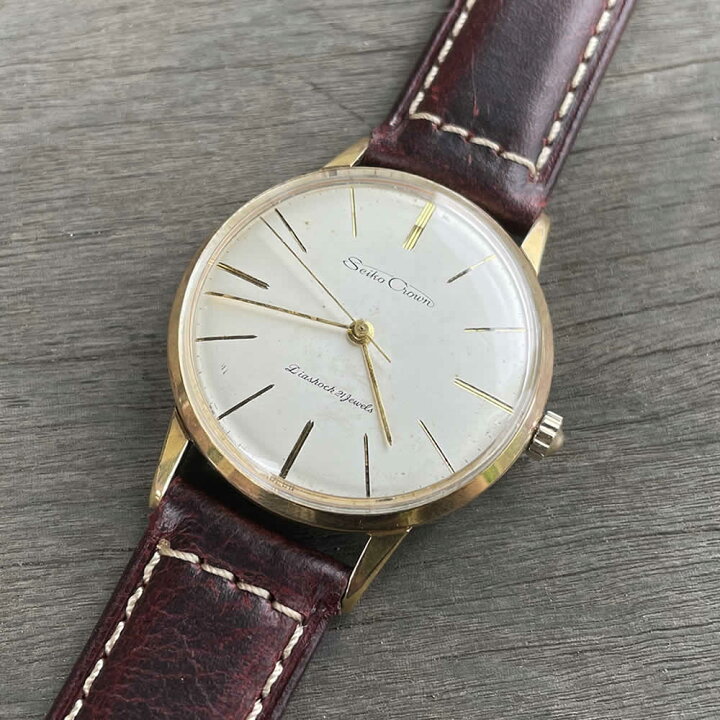 楽天市場】【中古品】【OH済み】SEIKO/セイコー Crown/クラウン 21石 