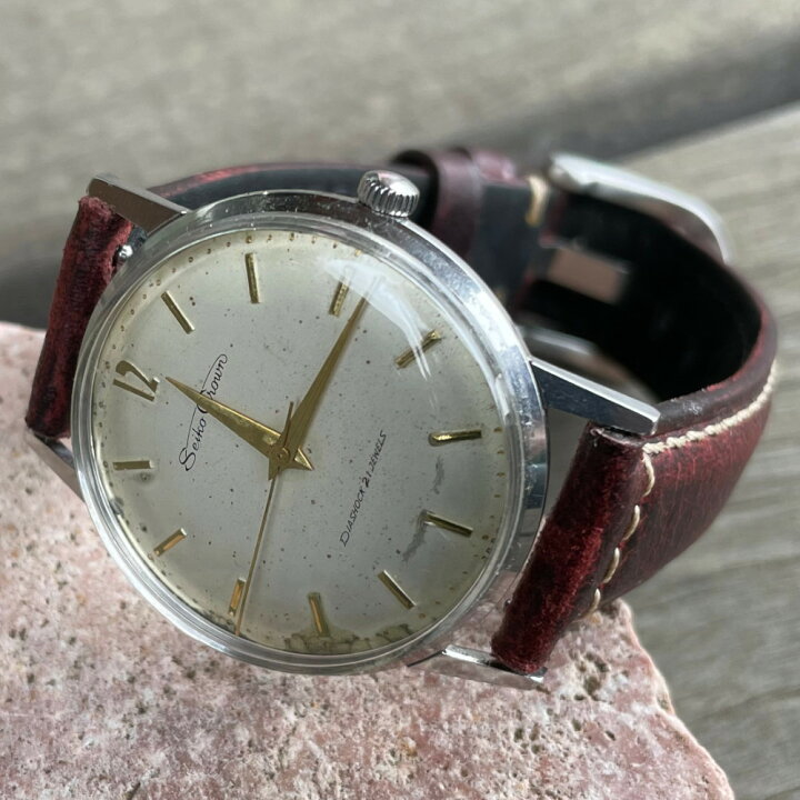楽天市場】【中古品】【OH済み】SEIKO/セイコー Crown/クラウン 19石 