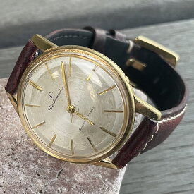 【中古品】【OH済み】SEIKO/セイコー Seikomatic/セイコーマチック J14075 17石 Cal.603（6201B） キャリバー 機械式 自動巻き時計 精工舎諏訪工場 1961年 1月製造 クリーニング/ケース/風防磨き アンティークウォッチ 中三針 イタリアンレザーベルト付き