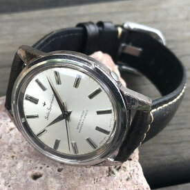 【中古品】【OH済み】SEIKO/セイコー Sportmatic/スポーツマチック 6601-8961 17石 Cal.2451 キャリバー 機械式 自動巻き時計 精工舎諏訪工場 1965年 5月製造 クリーニング アンティークウォッチ 中三針 イタリアンレザーベルト付き メンズウォッチ 腕時計