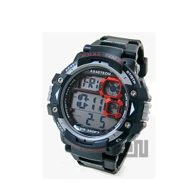 Armitron （アーミトロン） 40-8309RED デジタル ブラック×レッド ラバーベルト メンズウォッチ 腕時計 【あす楽対応】
