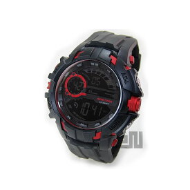 Armitron （アーミトロン） 40-8335RED デジタル ブラック×レッド ラバーベルト メンズウォッチ 腕時計 【あす楽対応】