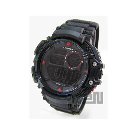 Armitron （アーミトロン） 40-8346BLK デジタル ブラック×レッド ラバーベルト メンズウォッチ 腕時計 【あす楽対応】