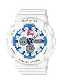 【並行輸入品】 CASIO BABY-G カシオ ベビーG BA-120-7B/BA-120-7B アナデジ ホワイト レディース 腕時計 BA-120-7BJF/BA120-7BJF