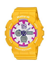 【並行輸入品】 CASIO BABY-G カシオ ベビーG BA-120-9B/BA-120-9B アナデジ イエロー レディース 腕時計 BA-120-9BJF/BA120-9BJF