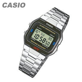 CASIO カシオ A-163WA-1/A163WA-1 クロノグラフ メタルベルト シルバー キッズ 子供 かわいい メンズ チープカシオ チプカシ 腕時計