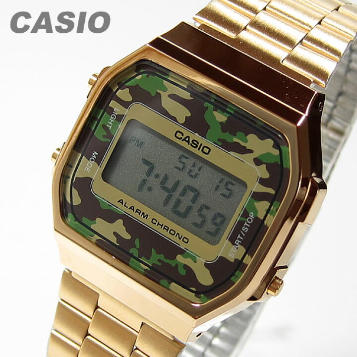 楽天市場】CASIO カシオ A-168WEGC-3/A168WEGC-3 スタンダード 