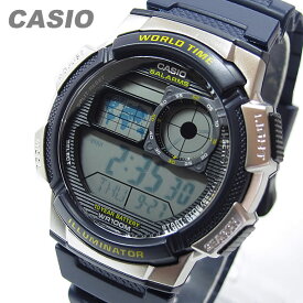 CASIO カシオ AE-1000W-2A/AE1000W-2A スポーツ ワールドタイム搭載 ブルー キッズ 子供 かわいい メンズ チープカシオ チプカシ 腕時計【あす楽対応】