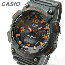 CASIO カシオ AQ-S810W-8A/AQS810W-8A タフソーラー アナデジ オレンジインデックス キッズ 子供 かわいい メンズ/ユニセックス チープカシオ チプカシ 腕時計