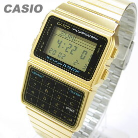 CASIO DATA BANK （カシオ データバンク） DBC-611G-1/DBC611G-1 テレメモ 計算機/電卓 ゴールド キッズ 子供 かわいい ユニセックス チープカシオ チプカシ 腕時計 【あす楽対応】