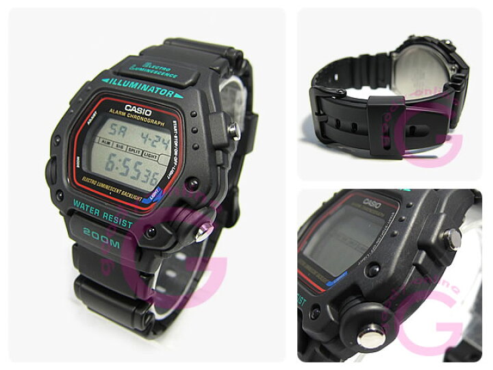 楽天市場】CASIO カシオ DW-290-1V/DW290-1V スポーツ 20気圧防水 