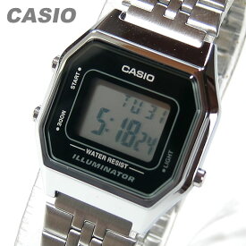 CASIO カシオ LA-680WA-1/LA680WA-1 スタンダード デジタル シルバー/ブラック キッズ 子供 かわいい レディース チープカシオ チプカシ 腕時計 【あす楽対応】