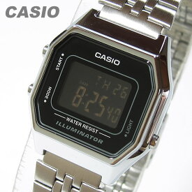 CASIO カシオ LA-680WA-1B/LA680WA-1B ベーシック デジタル ブラック/シルバー キッズ 子供 かわいい レディース チープカシオ チプカシ 腕時計 【あす楽対応】