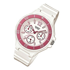 CASIO カシオ LRW-250H-4A/LRW250H-4A インダイアルカレンダー ピンク キッズ 子供 かわいい レディース チープカシオ チプカシ 腕時計 【あす楽対応】