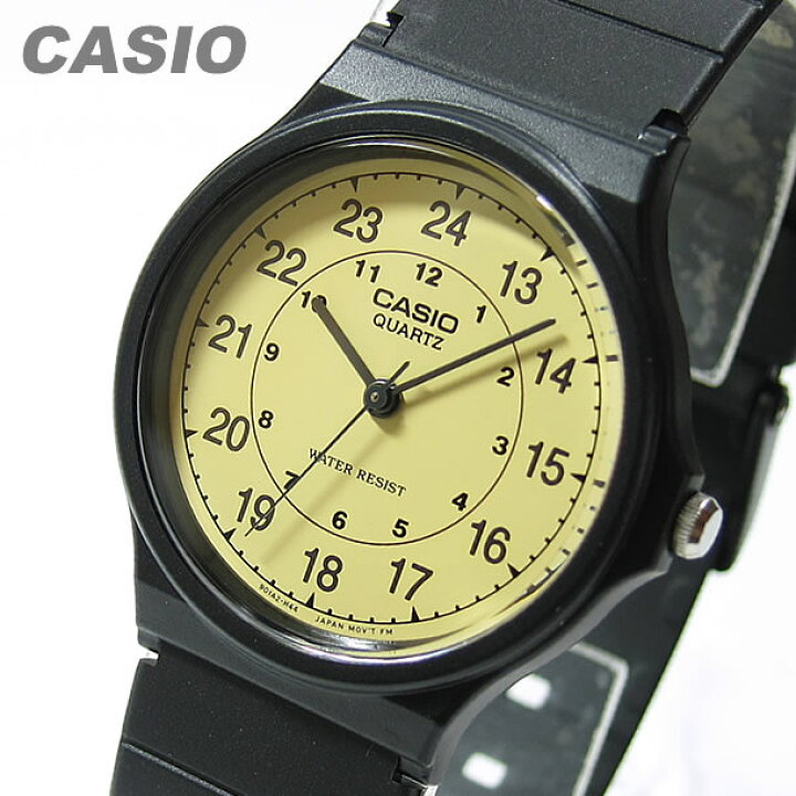 楽天市場】CASIO カシオ MQ-24-9B/MQ24-9B ベーシック アナログ 