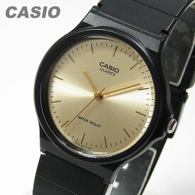 CASIO カシオ MQ-24-9E/MQ24-9E ベーシック アナログ ブラック/ゴールド キッズ 子供 かわいい メンズ チープカシオ チプカシ 腕時計 【あす楽対応】