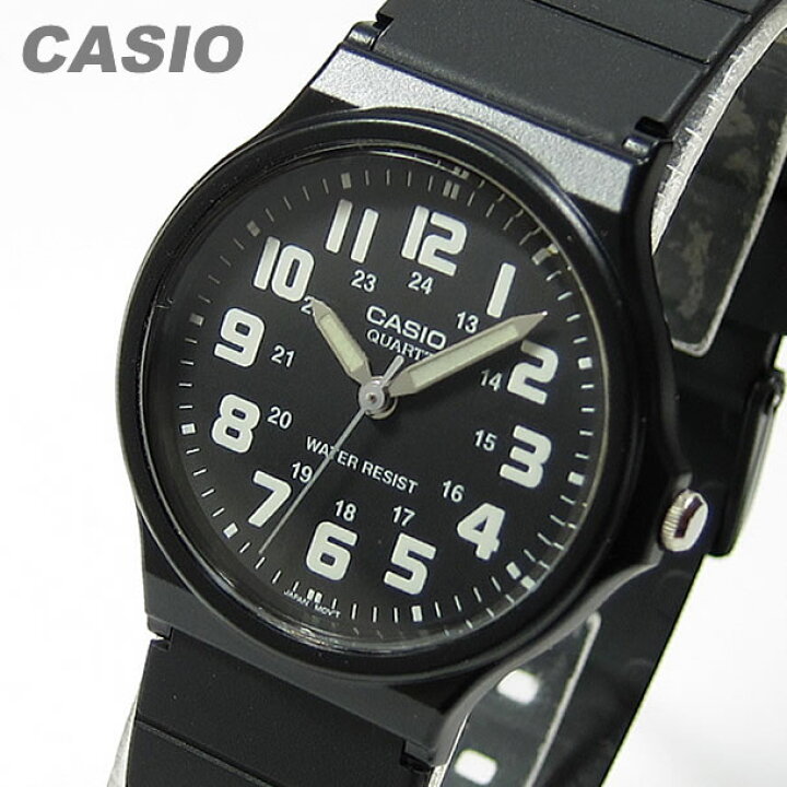 楽天市場】CASIO カシオ MQ-71-1B/MQ71-1B ベーシック アナログ