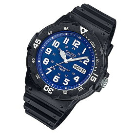 CASIO カシオ MRW-200H-2B2/MRW200H-2B2 スポーツギア ミリタリーテイスト ブルーインデックス ペアモデル キッズ 子供 かわいい メンズ チープカシオ チプカシ 腕時計