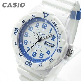 CASIO カシオ MRW-200HC-7B2/MRW200HC-7B2 スポーツギア ミリタリーテイスト ホワイト/ブルー ペアモデル キッズ 子供 かわいい メンズ チープカシオ チプカシ 腕時計