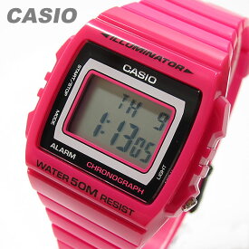 CASIO カシオ W-215H-4A/W215H-4A ベーシック デジタル ピンク キッズ 子供 かわいい メンズ チープカシオ チプカシ 腕時計 【あす楽対応】