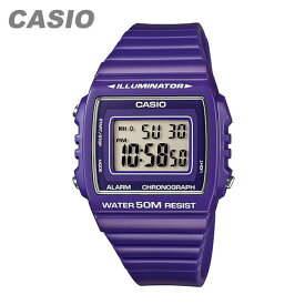 CASIO カシオ W-215H-6A/W215H-6A ベーシック デジタル パープル キッズ 子供 かわいい メンズ チープカシオ チプカシ 腕時計
