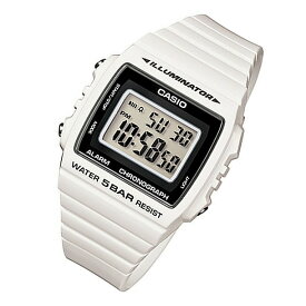 CASIO カシオ W-215H-7A/W215H-7A ベーシック デジタル ホワイト/ブラックインデックス キッズ 子供 かわいい メンズ チープカシオ チプカシ 腕時計 【あす楽対応】