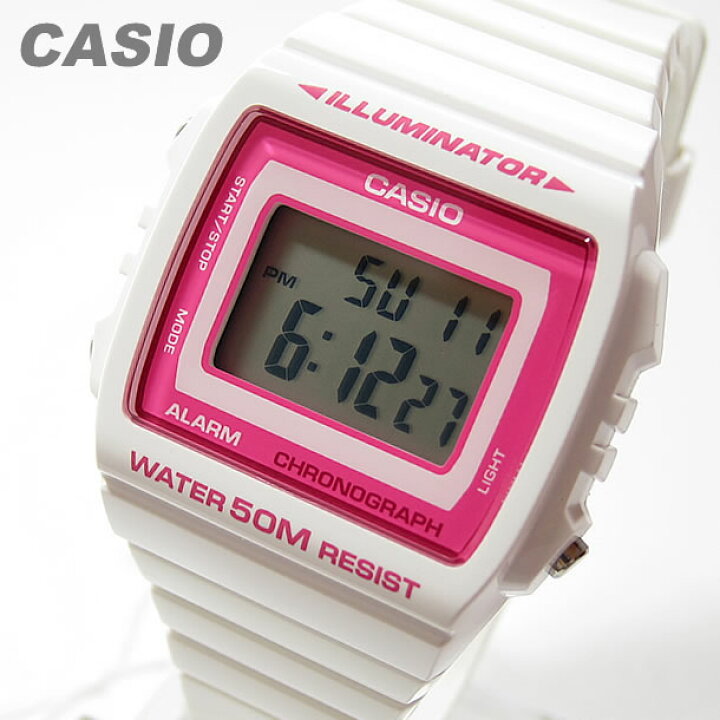 楽天市場】CASIO カシオ W-215H-7A2/W215H-7A2 ベーシック デジタル 