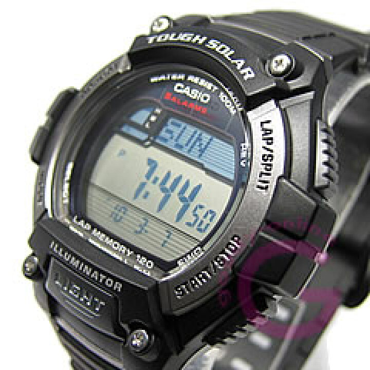 楽天市場】CASIO カシオ W-S220-1AV/WS220-1AV スタンダード タフ 