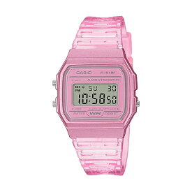 CASIO/カシオ チープカシオ 人気のチプカシ デジタル 日付 カレンダー付 ブルー/ピンク/クリア/グレー（F91WS-2 F91WS-4 F91WS-7 F91WS-9） キッズ 子供 男の子 女の子 腕時計