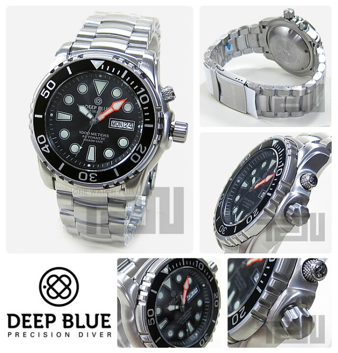 楽天市場】DEEP BLUE （ディープブルー） PSD1KBLACK Pro Sea Diver 