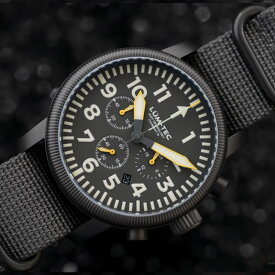 【200本限定生産】 LUM-TEC/LUMTEC ルミテック COMBAT B55 クロノグラフ コンバット ミヨタ 日本製ムーブメント ミリタリーウォッチ カーキ ZULU/NATOストラップ メンズ 腕時計