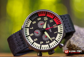 LUM-TEC/LUMTEC ルミテック RPM1 日本製 ミヨタ OS20 クロノグラフ クォーツムーブメント カジュアルなレーシングスタイルウォッチ 50M防水 ナイロンストラップ メンズ 腕時計