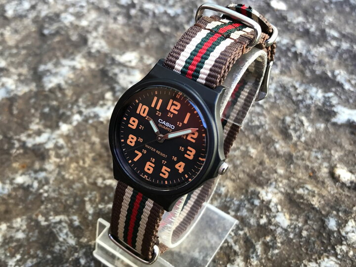 カシオ CASIO レディース 腕時計 MQ71-4B オレンジ 通販