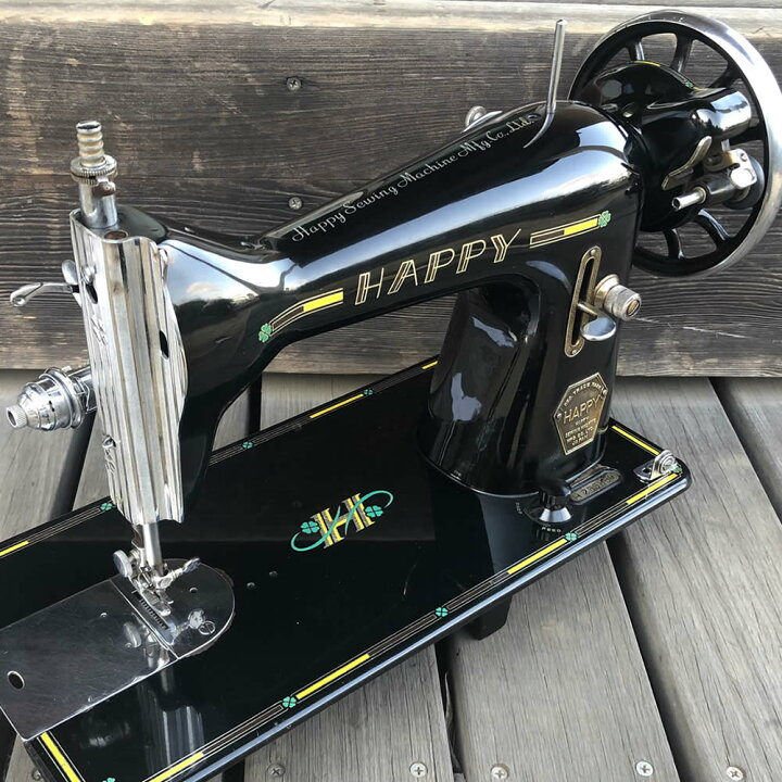 ミシン脚 HAPPY 塗装有 中古品