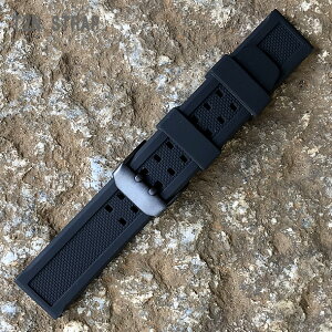 �y���[���֑��������z LUMINOX/���~�m�b�N�X�Ή� �x���g��23MM ���o�[�x���g �����x���g PVD �u���b�N�o�b�N�� �Ή���F�J���[�}�[�N 3050BO �u���b�N�A�E�g 3050 3051 3081 3151 8821 8823 8826�Ȃǁy����