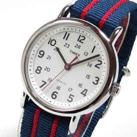 TIMEX （タイメックス） T2N747 Weekender／ウィークエンダー セントラルパーク フルサイズ ブルー×レッド ミリタリー メンズウォッチ 腕時計【あす楽対応】