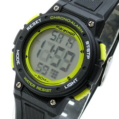 Timex(タイメックス)TW5K84900Mid-SizeMarathon/ミッドサイズマラソンデジタルラバーベルトブラック×イエローメンズウォッチ腕時計【楽ギフ_包装選択】