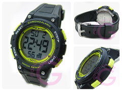 Timex(タイメックス)TW5K84900Mid-SizeMarathon/ミッドサイズマラソンデジタルラバーベルトブラック×イエローメンズウォッチ腕時計【楽ギフ_包装選択】